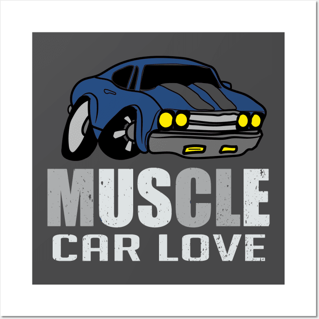 Muscle car love Wall Art by artsytee